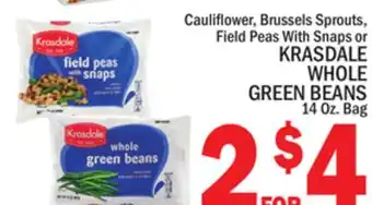 C Town Krasdale whole green beans offer