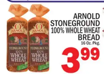C Town Arnold stoneground 100% whole wheat bread offer