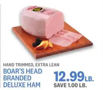Kings Food Markets Boar's head branded deluxe ham offer