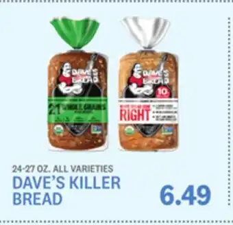 Kings Food Markets Dave's killer bread offer