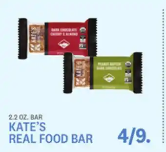 Kings Food Markets Kate's real food bar offer