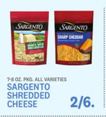 Kings Food Markets Sargento shredded cheese offer