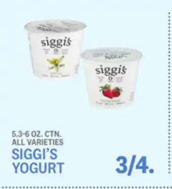 Kings Food Markets Siggi's yogurt offer