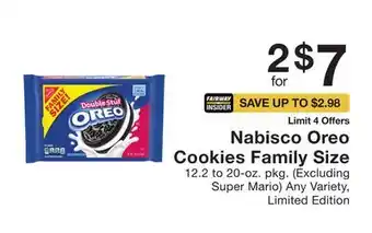 Fairway Store Market Nabisco oreo cookies family size offer
