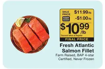 Fairway Store Market Fresh atlantic salmon fillet offer