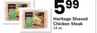 ACME Heritage shaved chicken steak offer