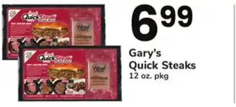 ACME Gary's quick steaks offer