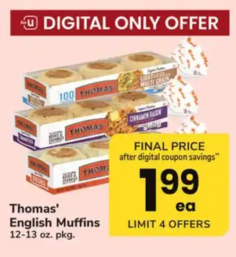 ACME Thomas' english muffins offer