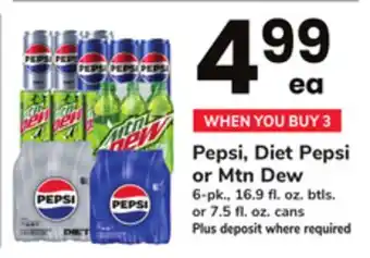 ACME Pepsi, diet pepsi or mtn dew offer