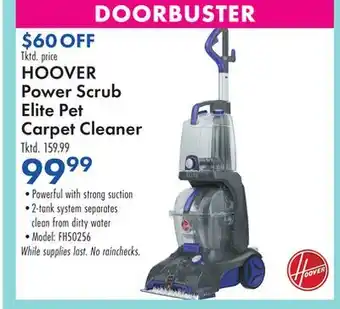 Boscov's Hoover power scrub elite pet carpet cleaner offer
