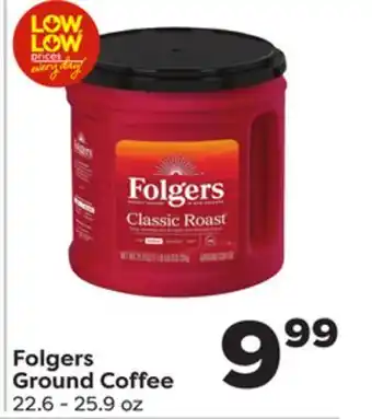 Weis Markets Folgers ground coffee offer
