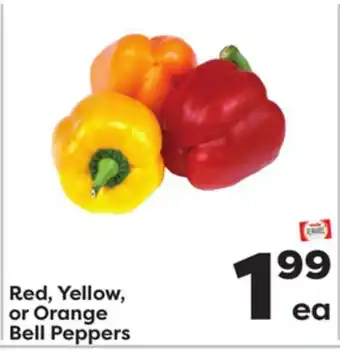 Weis Markets Red, yellow, or orange bell peppers offer