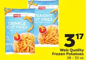 Weis Markets Weis quality frozen potatoes offer