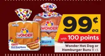 Weis Markets Wonder hot dog or hamburger buns offer