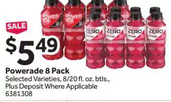 Stop&Shop Powerade 8 pack offer