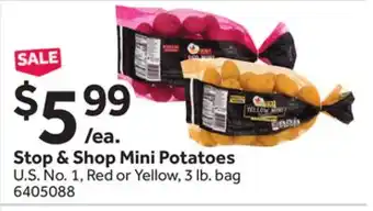 Stop&Shop Stop & shop mini potatoes offer