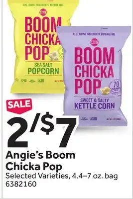 Stop&Shop Angie's boom chicka pop offer