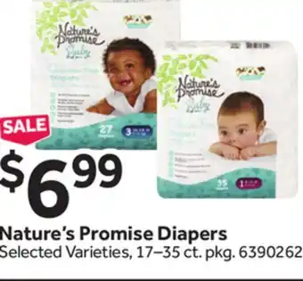 Stop&Shop Nature's promise diapers offer