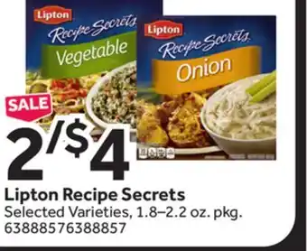 Stop&Shop Lipton recipe secrets offer