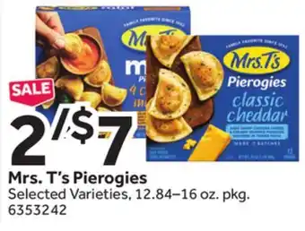 Stop&Shop Mrs.t's pierogies offer