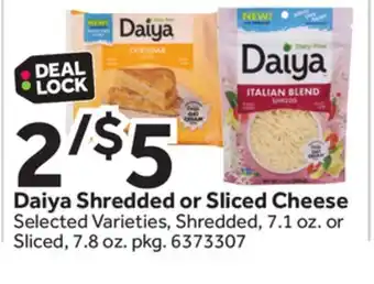 Stop&Shop Shredded or sliced cheese offer