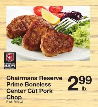 The Fresh Grocer Prime boneless center cut pork chop offer