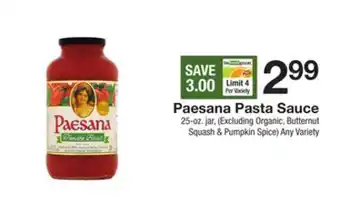 The Fresh Grocer Pasta sauce offer