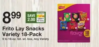 The Fresh Grocer Snacks variety 18-pack offer