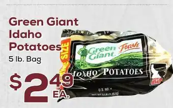 DeCicco & Sons Green giant idaho potatoes offer
