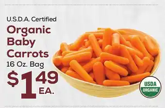 DeCicco & Sons Organic baby carrots offer