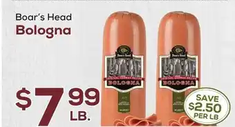 DeCicco & Sons Boar's head bologna offer