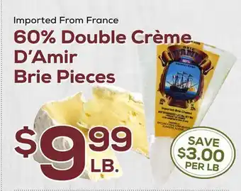 DeCicco & Sons Double crème d'amir brie pieces offer