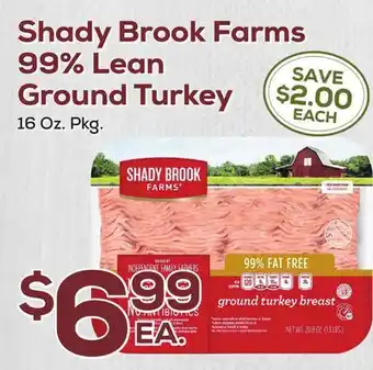 DeCicco & Sons Shady brook farms 99% lean ground turkey offer