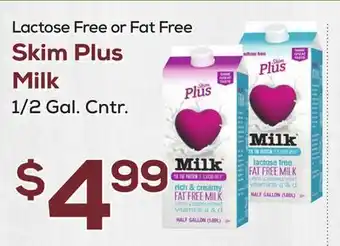 DeCicco & Sons Skim plus milk offer