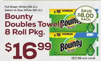 DeCicco & Sons Bounty doubles towels offer
