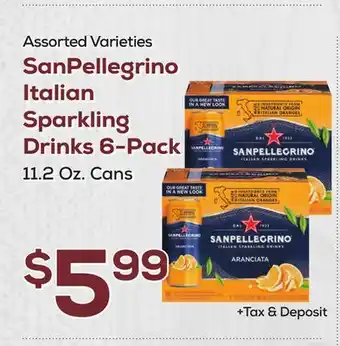 DeCicco & Sons Sanpellegrino italian sparkling drinks 6-pack offer