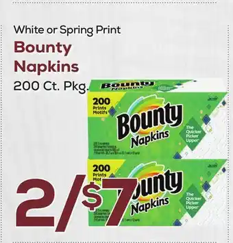 DeCicco & Sons Bounty napkins offer