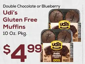 DeCicco & Sons Udi's gluten free muffins offer