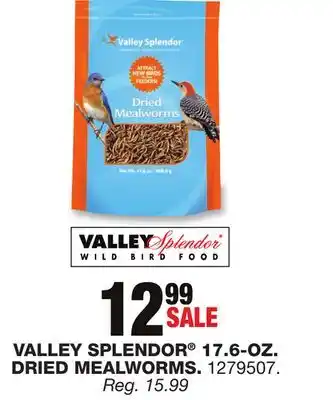 Blain's Farm & Fleet Valley splendor 17.6-oz. dried mealworms offer