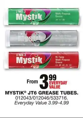 Blain's Farm & Fleet Mystik jt6 grease tubes offer