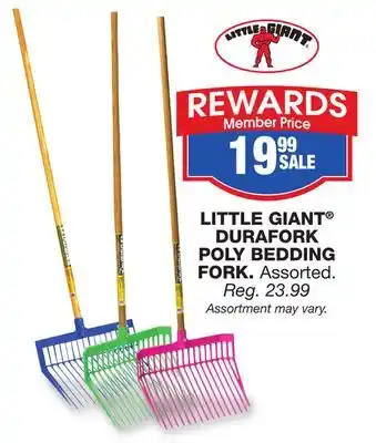 Blain's Farm & Fleet Little giant durafork poly bedding fork offer