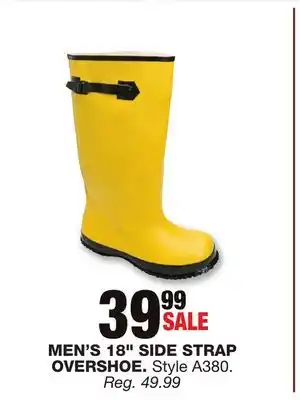 Blain's Farm & Fleet Men's 18 side strap overshoe offer