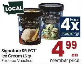 Albertsons Signature SELECT Ice Cream offer