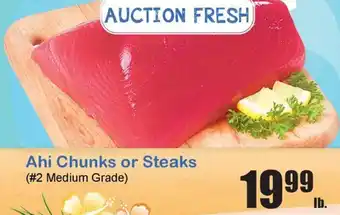 Times Supermarkets Ahi Chunks or Steaks offer