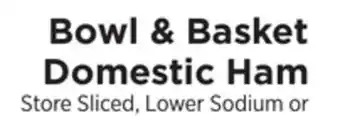 ShopRite Domestic ham offer