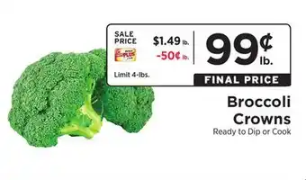 ShopRite Broccoli crowns offer