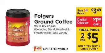 ShopRite Ground coffee offer
