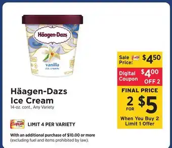ShopRite Ice cream offer