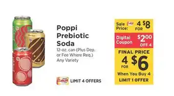 ShopRite Prebiotic soda offer