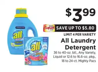 ShopRite Laundry detergent offer